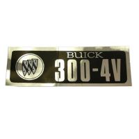 1965 1966 1967 Buick 300 Engine (4 Barrel Carburetor) Valve Cover Decal