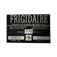 1964 1965 Buick Frigidaire Air Conditioning (A/C) Compressor Decal 