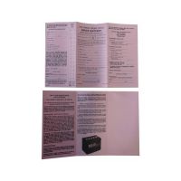 1965 1966 1967 1968 Buick Delco Battery Owners Certificate