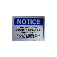 1980 1981 1982 1983 1984 1985 1986 Buick Diesel Start Warning Instruction Decal 