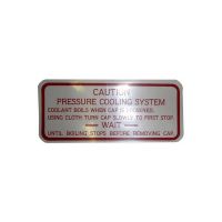 1961 Buick Cooling System Caution Decal