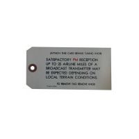 1966 1967 1968 Buick AM-FM Radio Antenna Tag