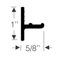 1953 Buick Roadmaster Skylark 2-Door Convertible 1-Inch Sash Channel Weatherstrip