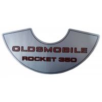 1969 1970 1971 1972 Oldsmobile Rocket 350 4-V Air Cleaner Large Decal 