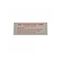 1958 1959 1960 1961 Oldsmobile Air Suspension Caution Instructions Decal 
