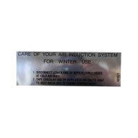 1968 1969 Oldsmobile Ram Air Care Instruction Decal