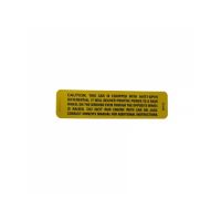 1976 1977 Oldsmobile Anti-Spin Caution Decal