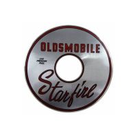 1965 Oldsmobile Starfire 425 Engine (4 Barrel Carburetor) Air Cleaner Decal (11-Inches) - Silver