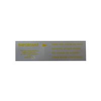 
1961 Oldsmobile (See Details) Air Cleaner Service Instruction Decal

