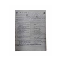 1946 Oldsmobile New Vehicle Pre-Delivery and Adjustments Sheet