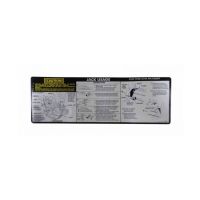 
1977 1978 1979 1980 1981 1982 1983 1984 1985 1986 1987 1988 1989 Oldsmobile Wagon Models Jacking Instruction Decal
