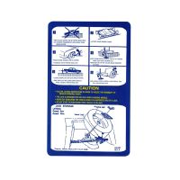 1974 1975 1976 1977 Pontiac Grand Am, Grand Prix, and LeMans (See Details) Jacking Instruction Decal 