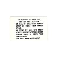 
1955 Pontiac Jack Base Decal 
