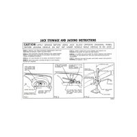 
1958 Pontiac Jacking Instruction Decal 
