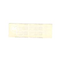 
1963 Pontiac Tempest (See Details) Air Cleaner Service Instruction Decal
