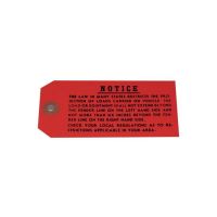 1968 1969 1970 1971 Pontiac Luggage Rack Instruction Tag