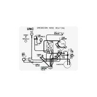 
1985 Pontiac F-Body 305 Engine Models WITH Manual Transmission (See Details) UNC Emission Routing Decal 
