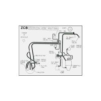 1987 Pontiac Firebird 2.8 Liter Engine Models WITH Manual Transmission (See Details) ZCB Emission Routing Decal 