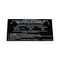 
1969 Pontiac V8 Engine Models WITH Automatic or Manual Transmission (See Details) Ram Air IV PD Emission Decal
