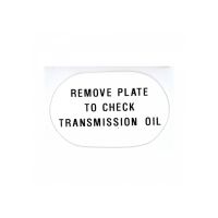 
1963 Pontiac Tempest (See Details) Automatic Transmission Check Trunk Plug Decal
