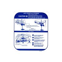 
1970 Pontiac Bonneville, Catalina, Executive, and Grand Prix Jacking Instruction Decal
