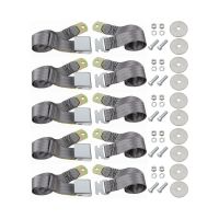 Buick, Oldsmobile and Pontiac Universal Gray Seat Belt (Lap Style) 5 Belt Set