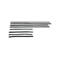 
1969 1970 1971 1972 Pontiac GTO and LeMans 2-Door Convertible Window Sweeps Felt Kit Reproduction Style (8 Pieces)
