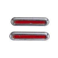 1956 Pontiac Chieftain (EXCEPT Wagon) Rear Quarter Fender Ornament Reflector 1 Pair USED