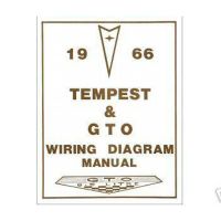 1966 Pontiac GTO, Tempest, and LeMans Wiring Diagram Manual [PRINTED BOOKLET]