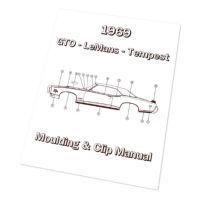 1969 Pontiac GTO, Tempest, and LeMans Moulding and Clip Manual [PRINTED BOOKLET]