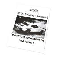 1970 Pontiac GTO, Tempest, and LeMans Wiring Diagram Manual [PRINTED BOOKLET]