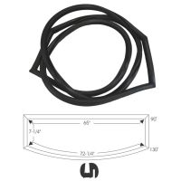 1954 1955 1956 Buick And Oldsmobile 2-Door Hardtop (See Detail) Rear Window Rubber Weatherstrip