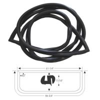 1955-1956 Buick Roadmaster And Super 4-Door Sedan Rear Window Rubber Weatherstrip