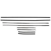 1966 1967 Oldsmobile Toronado Authentic Window Sweeps Felt Kit (8 Pieces)