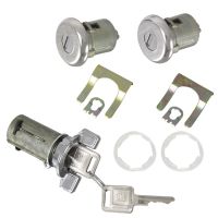 
1969 1970 1971 1972 1973 1974 1975 1976 1977 1978 Oldsmobile 442 and Cutlass Ignition and Door Lock Set WITH Two Square Head Keys [Late Style] (11 Pieces)
