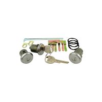 1963-1965 Buick A-Body Models Door and Trunk Lock Set WITH Two Round Head Keys [Late Style]