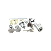 1979-1981 Firebird and Firebird Trans Am Door, Glove Box, and Trunk Lock Set WITH Two Round Head Keys [Late Style]