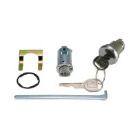 1966 Buick A-Body Models Glove Box and Trunk Lock Set WITH Two Round Head Keys [Late Style]
