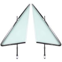 1963 1964 Oldsmobile (See Details) Front Door Vent Glass With Frame Assemblies 1 Pair