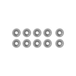Universal Flat Push-On Retainer Clip Set (For 5/32 Inch Stud Size Non-Threaded Fasteners)(10 Pieces) 