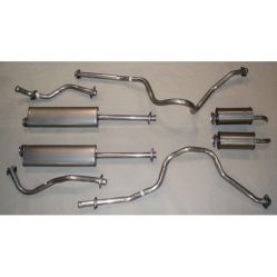 1957 1958 Buick Dual WITH 4 Mufflers Exhaust System (Available in Aluminized or Stainless Steel)