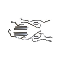 
1957 Oldsmobile 88 and 98 V8 Models (See Details) Aluminized Dual WITH 4 Mufflers Exhaust System
