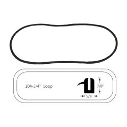 1936 Buick Century and Special Models (See Details) Windshield Rubber Weatherstrip