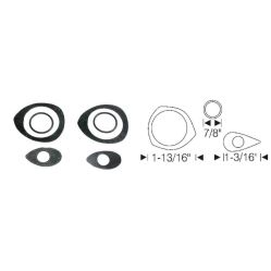 1950-1952 Pontiac (See Details) Door Handle Gasket Set (6 Pieces)