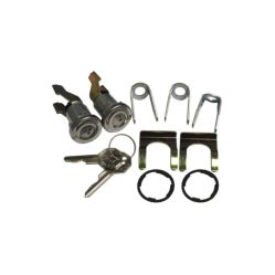 1955 1956 1957 Pontiac Full-Size Models Door U Pawl Groove 15 Lock Set WITH Two Octagon Head Keys [Original Style]