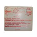 1969 Buick Riviera Jacking Instruction Decal