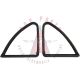 1954 Buick (See Details) Rear Quarter Vent Window Rubber Weatherstrips 1 Pair