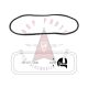 1951 1952 Buick And Oldsmobile 2-Door Coupe (See Details) Rear Window Rubber Weatherstrip