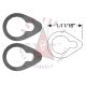 1939 1940 1941 1942 1946 1947 1948 1949 Buick, Pontiac, And Oldsmobile Door Lock Cylinder Rubber Pads 1 Pair