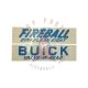 1942 And 1949 Buick Blue Fireball Valve-In-Head Dynaflash Eight Valve Cover Decal (2 Pieces)